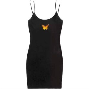 NWOT SHEIN Y2K BUTTERFLY MINI DRESS